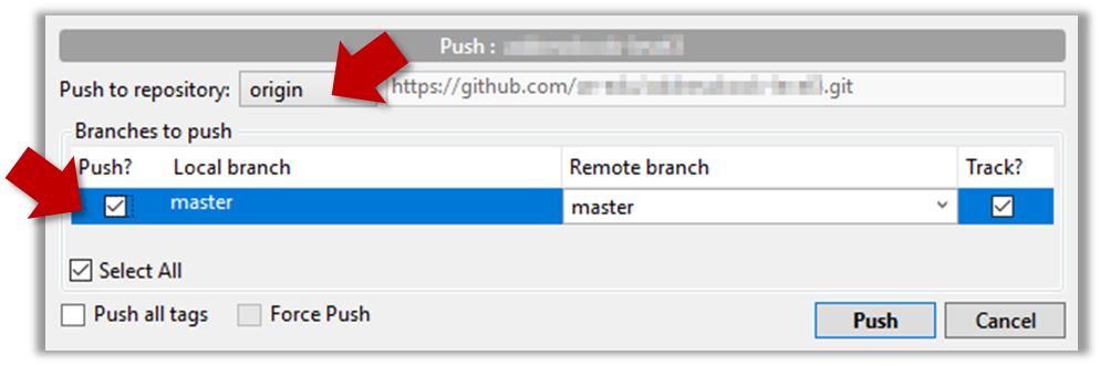 github cli push